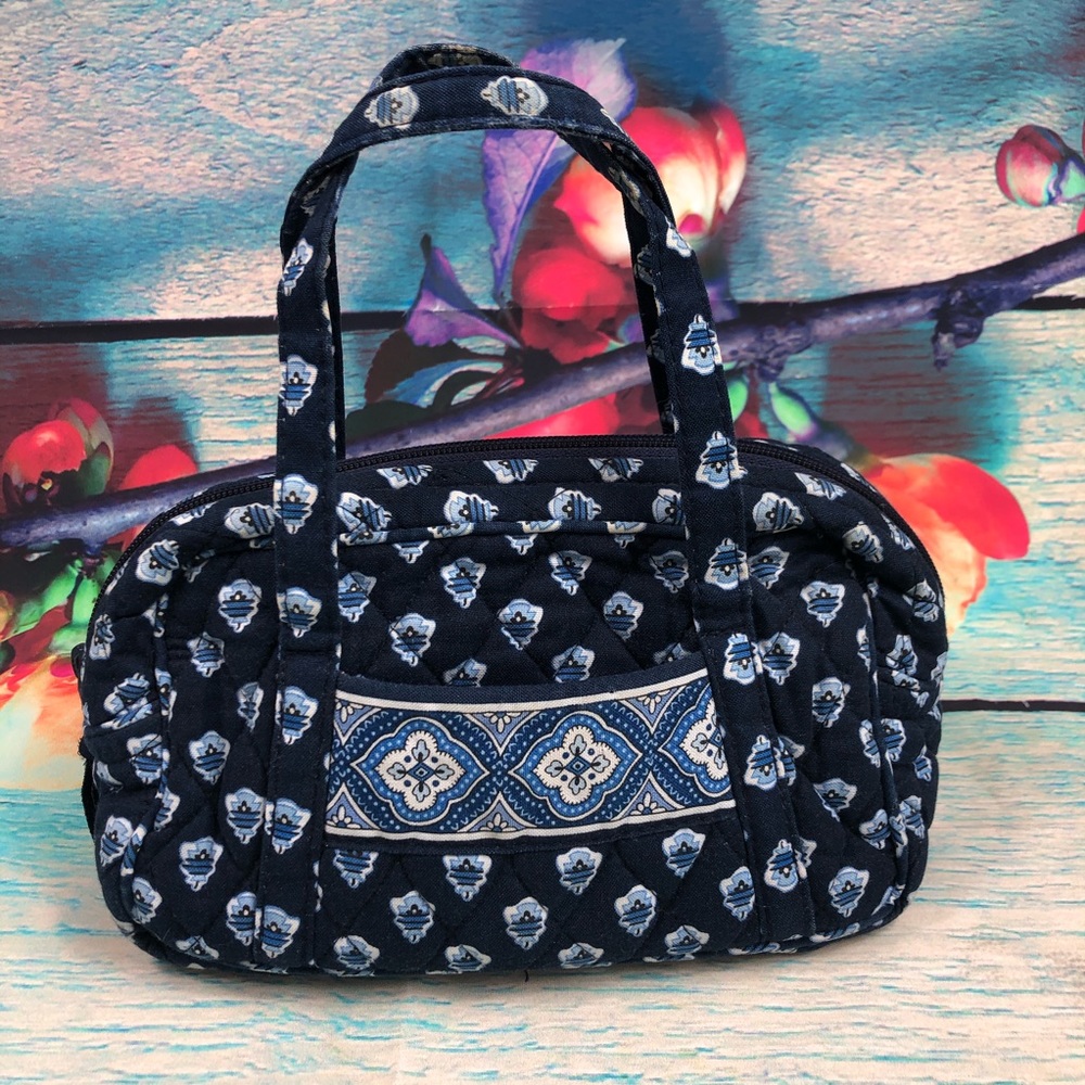 Vera Bradley Vintage Nantucket Blue Mini Bag